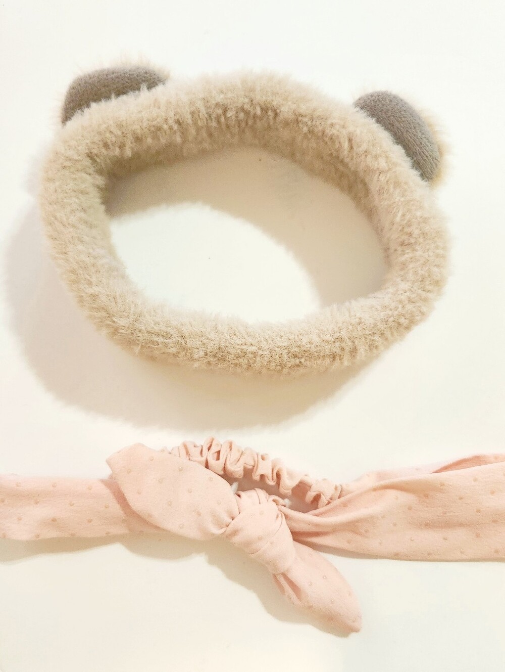 🩷Teen/ Tween Girl's 2pc  Pink & Brown Hair Accessories Set